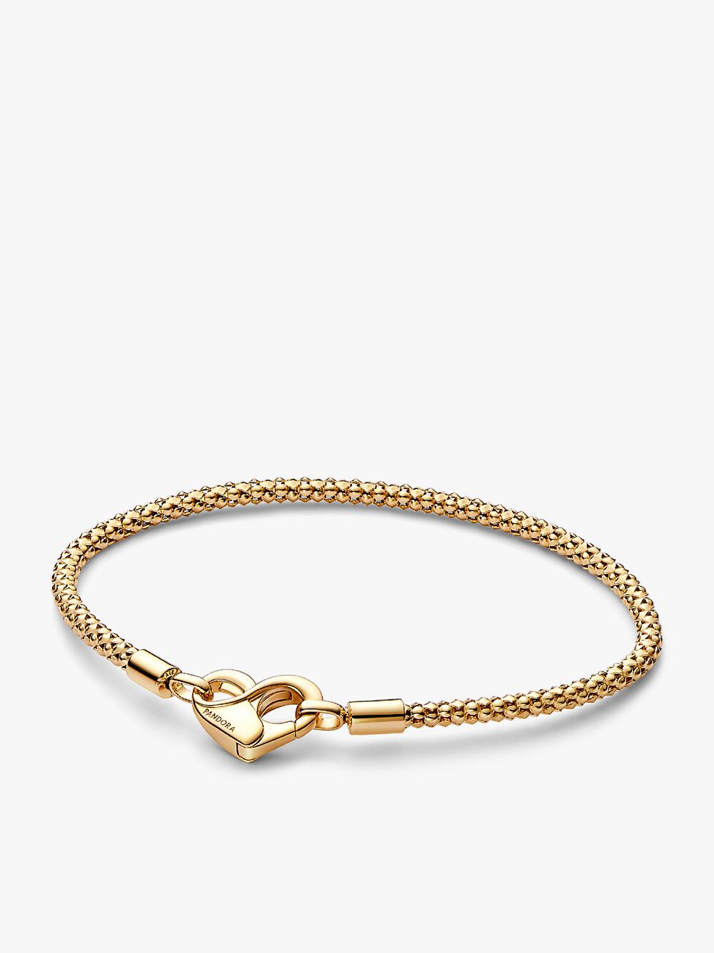 Heart Clasp Snake Chain Bracelet