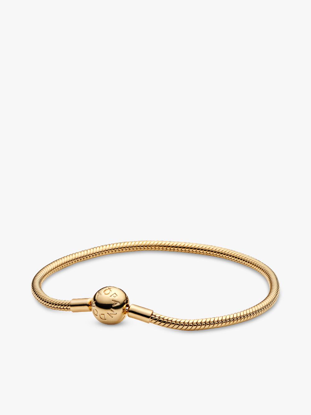 Pandora Moments Heart Clasp Snake Chain Bracelet