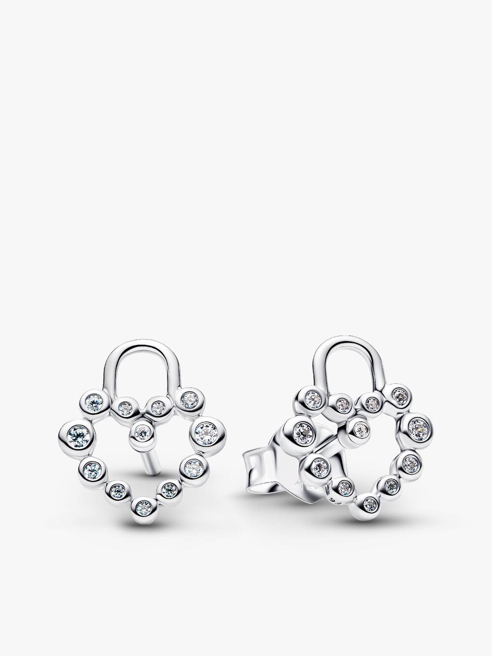 Square Sparkle Halo Ring